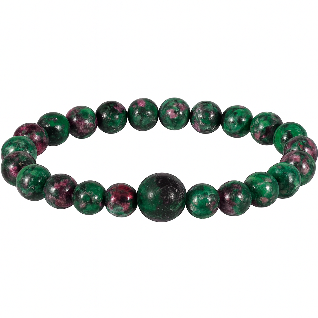 Ruby Zoisite Clarity & Courage Bracelet