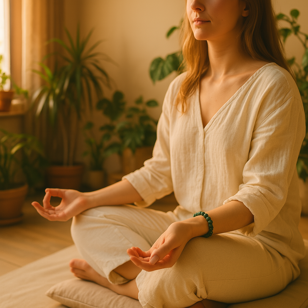 Ruby Zoisite Clarity & Courage Bracelet