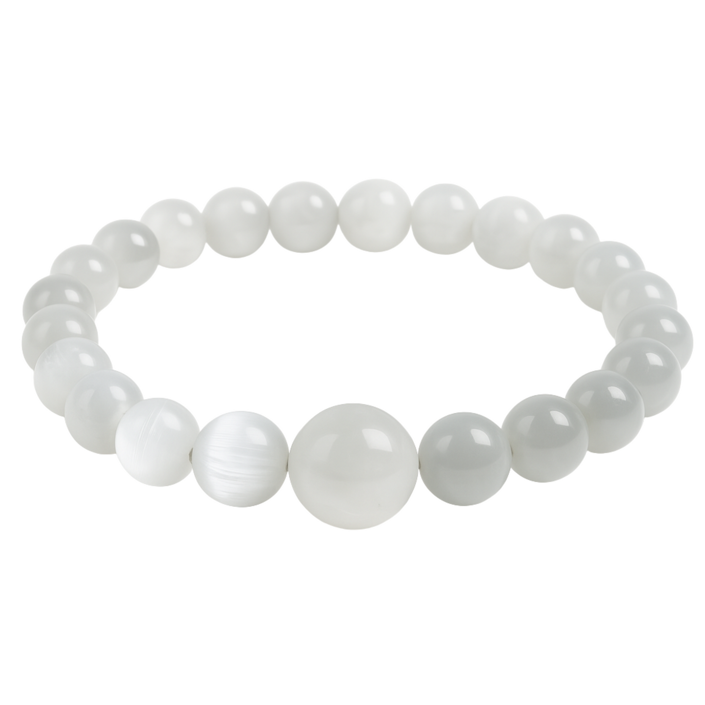 Selenite Crown-Chakra Clarity Bracelet