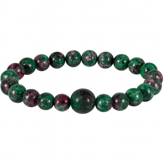Ruby Zoisite Clarity & Courage Bracelet