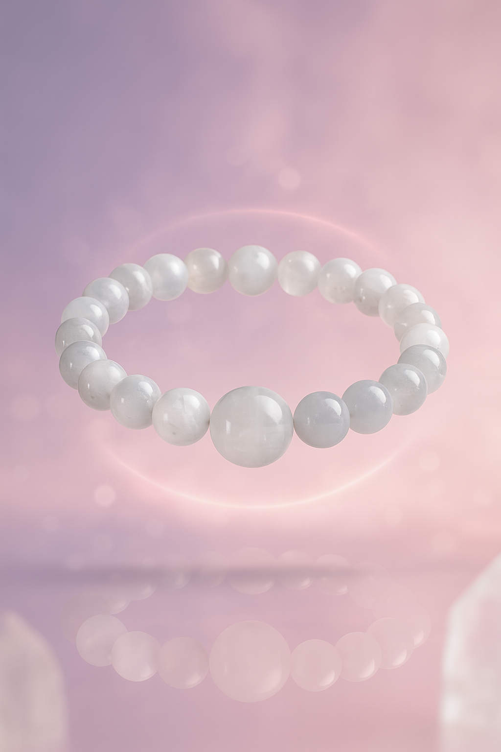 Selenite Crown-Chakra Clarity Bracelet