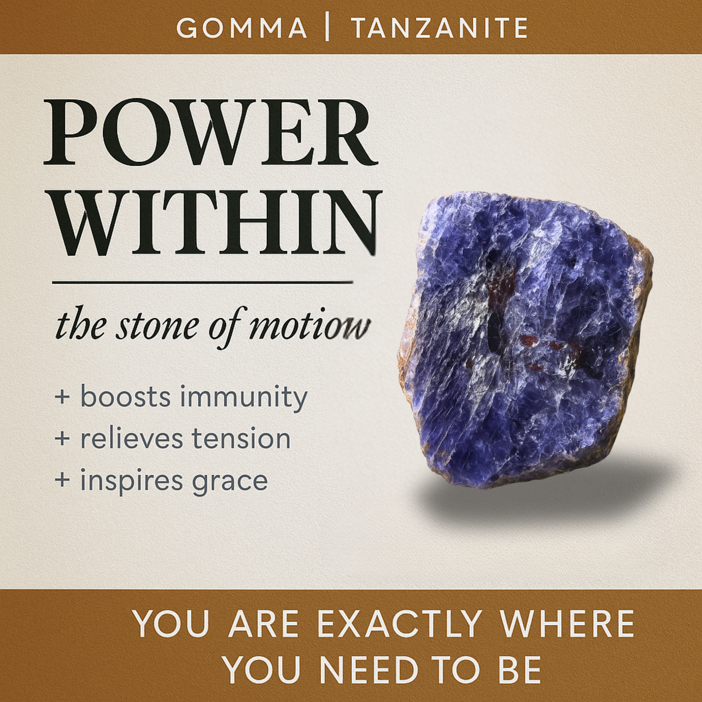 Raw Tanzanite Pendant with Sterling-Silver Chain