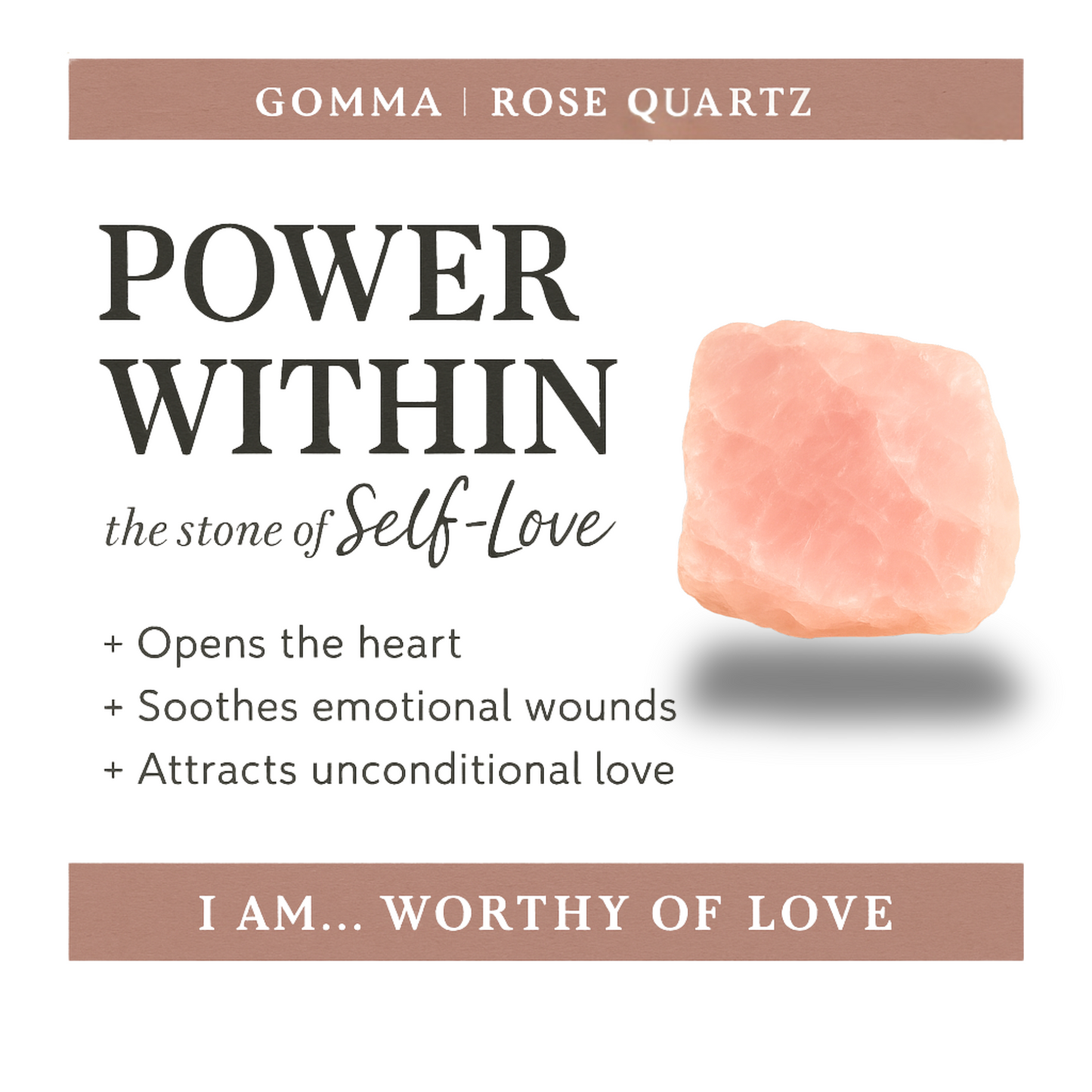 Raw Rose Quartz Handmade Pendant with Chain in Sterling Silver